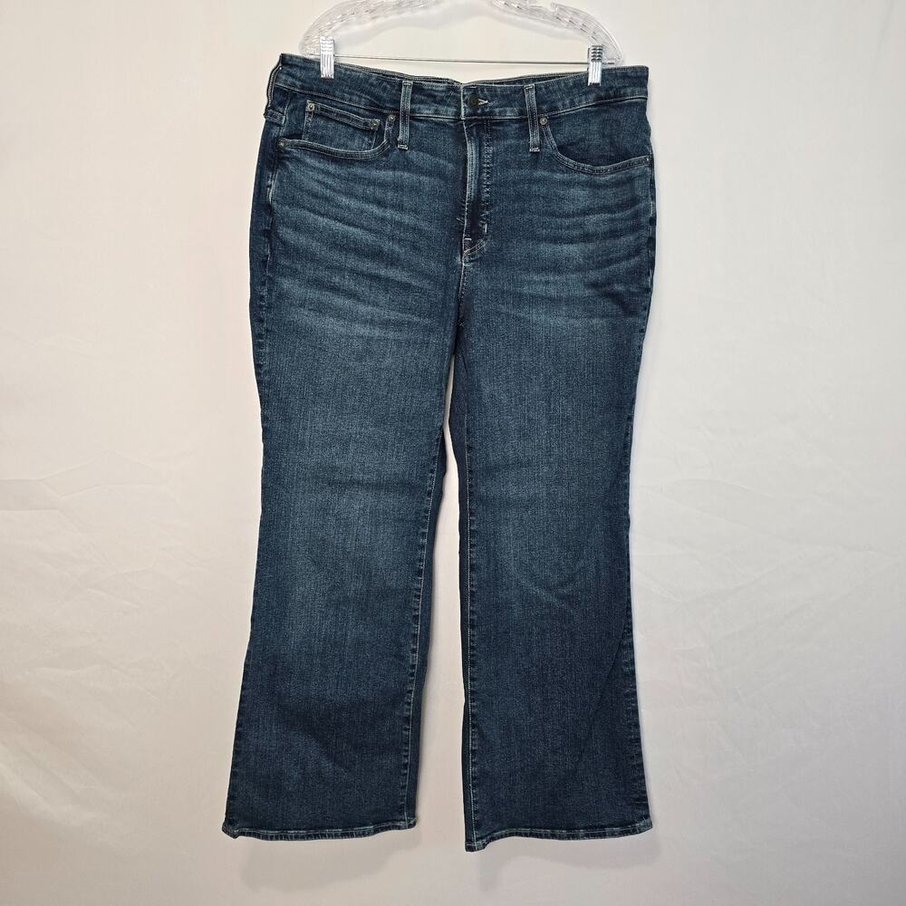 Madewell The Perfect Vintage Flare Jeans Women's 18W Blue Medium Wash NWT